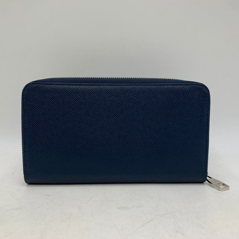 【中古品】【メンズ/レディース】 LOUIS VUITTON ルイ・ヴィトン M30515 CA4107 タイガ ジッピーオーガナイザー ロングウォレット 長財布 179-260806-as-09-izu カラー：ネイビー 万代Net店