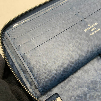 【中古品】【メンズ/レディース】 LOUIS VUITTON ルイ・ヴィトン M30515 CA4107 タイガ ジッピーオーガナイザー ロングウォレット 長財布 179-260806-as-09-izu カラー：ネイビー 万代Net店