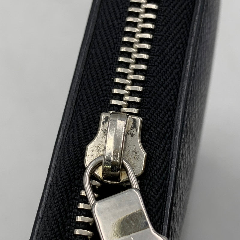 【中古品】【メンズ/レディース】 LOUIS VUITTON ルイ・ヴィトン M30056 CA3149 タイガ ジッピー オーガナイザーNM ロングウォレット 長財布 179-260806-as-10-izu カラー：ブラック 万代Net店