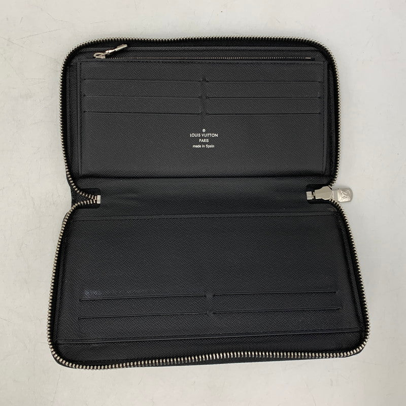 【中古品】【メンズ/レディース】 LOUIS VUITTON ルイ・ヴィトン M30056 CA3149 タイガ ジッピー オーガナイザーNM ロングウォレット 長財布 179-260806-as-10-izu カラー：ブラック 万代Net店