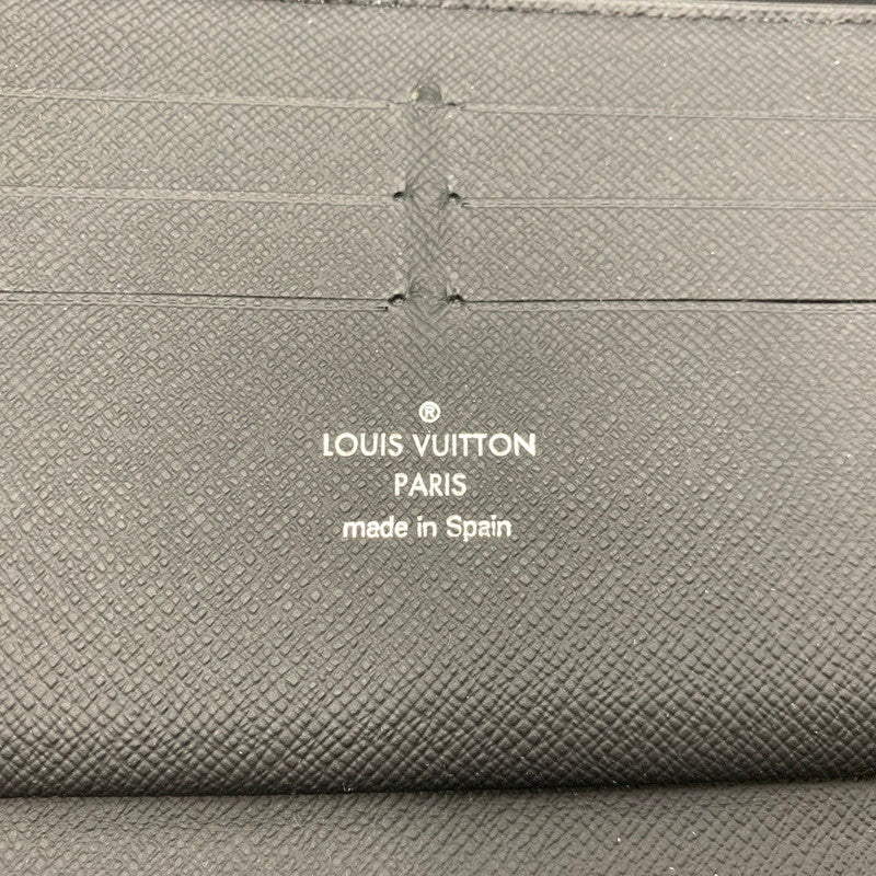 【中古品】【メンズ/レディース】 LOUIS VUITTON ルイ・ヴィトン M30056 CA3149 タイガ ジッピー オーガナイザーNM ロングウォレット 長財布 179-260806-as-10-izu カラー：ブラック 万代Net店