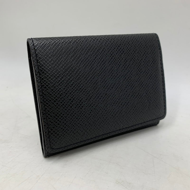 【中古品】【メンズ/レディース】 LOUIS VUITTON ルイ・ヴィトン M30922 CA2057 タイガ アンヴェロップ カルトドゥ ヴィジット カードケース 小物 179-260805-cs-05-izu カラー：ブラック 万代Net店
