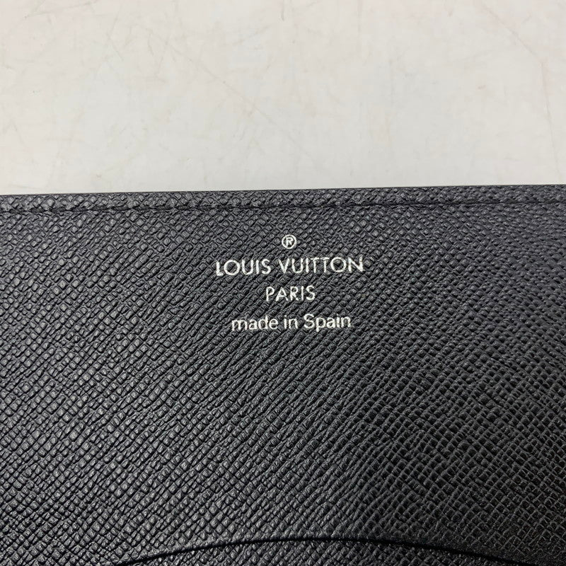 【中古品】【メンズ/レディース】 LOUIS VUITTON ルイ・ヴィトン M30922 CA2057 タイガ アンヴェロップ カルトドゥ ヴィジット カードケース 小物 179-260805-cs-05-izu カラー：ブラック 万代Net店