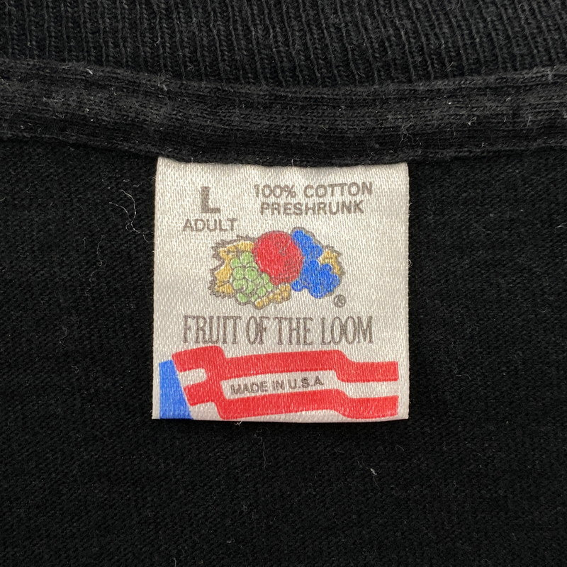 【中古品】【メンズ】 FRUIT OF THE LOOM フルーツオブザルーム c1993 USA製 両シングル WILLIAM WEGMAN ART TEE ウィリアム ウェグマン アート Tシャツ トップス 半袖 146-260728-cs-07-izu サイズ：L カラー：ブラック 万代Net店
