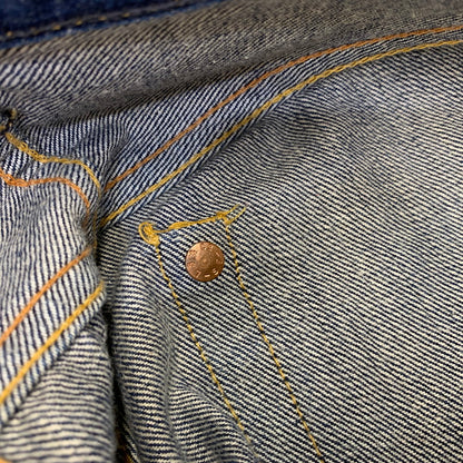 【中古品】【メンズ】 Levi's リーバイス BIG E S501XX DENIM PANTS 1944MODEL 44501-0022 デニムパンツ ジーンズ 刻印555 USA製 月桂樹ボタン ペンキステッチ Vステッチ 157-260729-as-02-izu サイズ：32×36 カラー：インディゴ 万代Net店