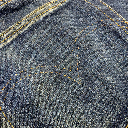 【中古品】【メンズ】 Levi's リーバイス BIG E S501XX DENIM PANTS 1944MODEL 44501-0022 デニムパンツ ジーンズ 刻印555 USA製 月桂樹ボタン ペンキステッチ Vステッチ 157-260729-as-02-izu サイズ：32×36 カラー：インディゴ 万代Net店