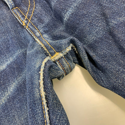 【中古品】【メンズ】 Levi's リーバイス BIG E S501XX DENIM PANTS 1944MODEL 44501-0022 デニムパンツ ジーンズ 刻印555 USA製 月桂樹ボタン ペンキステッチ Vステッチ 157-260729-as-02-izu サイズ：32×36 カラー：インディゴ 万代Net店
