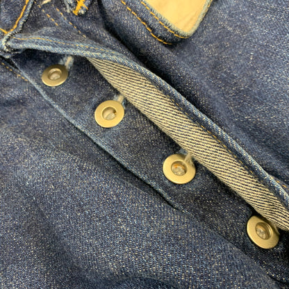 【中古品】【メンズ】 Levi's リーバイス BIG E S501XX DENIM PANTS 1944MODEL 44501-0022 デニムパンツ ジーンズ 刻印555 USA製 月桂樹ボタン ペンキステッチ Vステッチ 157-260729-as-02-izu サイズ：32×36 カラー：インディゴ 万代Net店