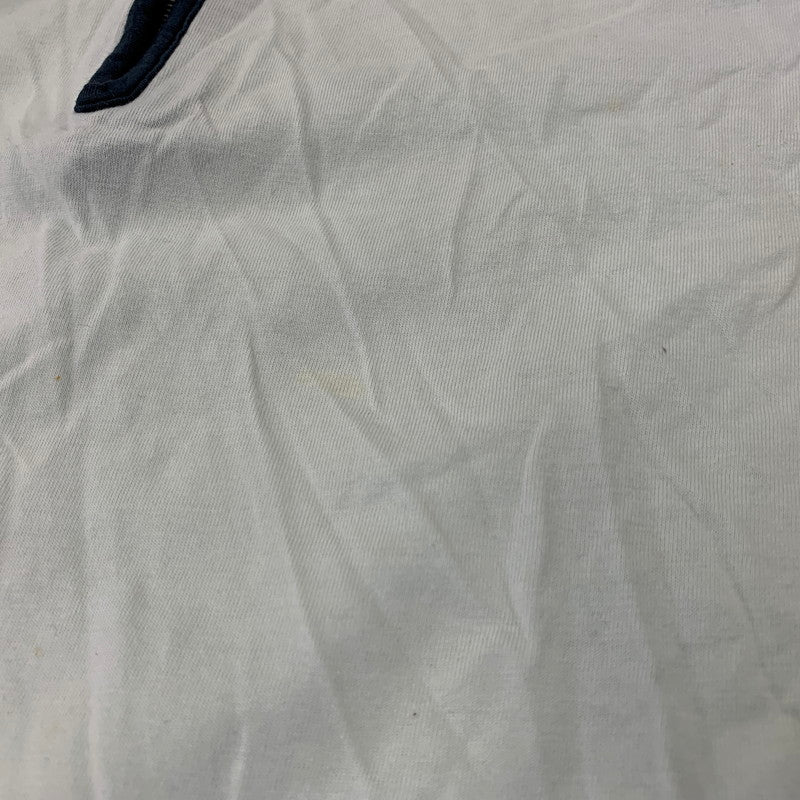 【現状渡し品】【メンズ】 DRIES VAN NOTEN ドリス ヴァン ノッテン ポルトガル製 HALF ZIP LINE TEE ハーフ ジップ ライン Tシャツ トップス 半袖 141-260727-ya-04-izu サイズ：L カラー：ライトブルー 万代Net店