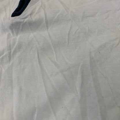 【現状渡し品】【メンズ】 DRIES VAN NOTEN ドリス ヴァン ノッテン ポルトガル製 HALF ZIP LINE TEE ハーフ ジップ ライン Tシャツ トップス 半袖 141-260727-ya-04-izu サイズ：L カラー：ライトブルー 万代Net店