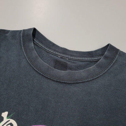 【中古品】【メンズ】 UNDERCOVER アンダーカバー カオティックディスコード期 01SS LONDON NITE ロンドンナイト 20TH ANNIVERSARY CROSS BONE TEE アニバーサリー クロスボーン Tシャツ トップス 半袖 140-260727-ya-11-izu サイズ：下記参照 カラー：ネイビー 万代Net店