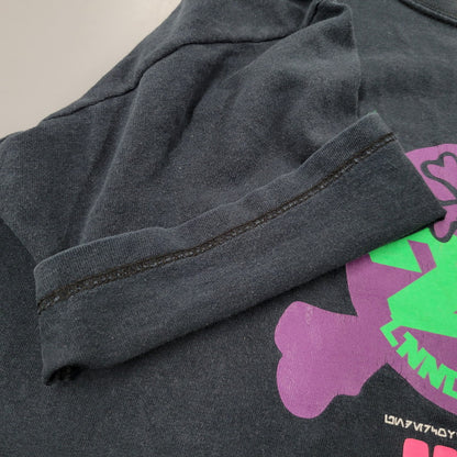 【中古品】【メンズ】 UNDERCOVER アンダーカバー カオティックディスコード期 01SS LONDON NITE ロンドンナイト 20TH ANNIVERSARY CROSS BONE TEE アニバーサリー クロスボーン Tシャツ トップス 半袖 140-260727-ya-11-izu サイズ：下記参照 カラー：ネイビー 万代Net店