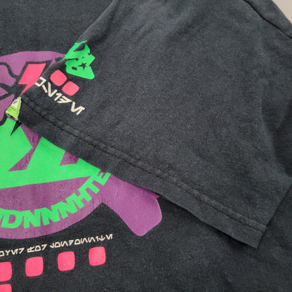 【中古品】【メンズ】 UNDERCOVER アンダーカバー カオティックディスコード期 01SS LONDON NITE ロンドンナイト 20TH ANNIVERSARY CROSS BONE TEE アニバーサリー クロスボーン Tシャツ トップス 半袖 140-260727-ya-11-izu サイズ：下記参照 カラー：ネイビー 万代Net店