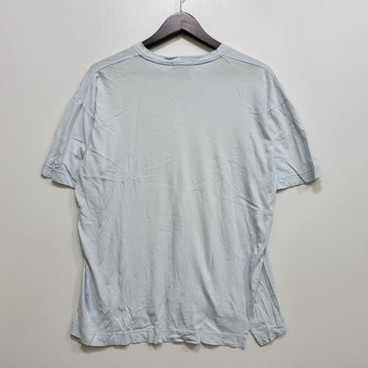 【中古品】【メンズ】 OLD GUCCI オールド グッチ G LOGO ロゴ VNECK S S TEE ブイネック ショートスリーブ Ｔシャツ トップス 半袖 141-260802-ya-03-izu サイズ：L カラー：ライトブルー 万代Net店