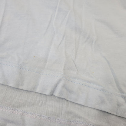 【中古品】【メンズ】 OLD GUCCI オールド グッチ G LOGO ロゴ VNECK S S TEE ブイネック ショートスリーブ Ｔシャツ トップス 半袖 141-260802-ya-03-izu サイズ：L カラー：ライトブルー 万代Net店