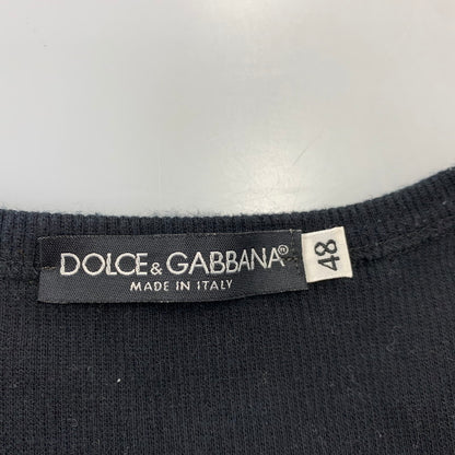 【中古品】【メンズ】 DOLCE&GABBANA ドルチェアンドガッバーナ 03AW TANK TOP TJ51/UGAL タンクトップ トップス 141-260728-ay-13-izu サイズ：48 カラー：ブラック 万代Net店