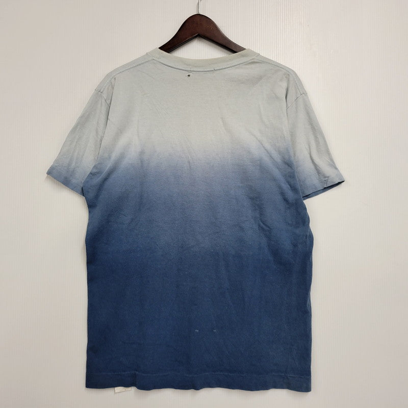 【中古品】【メンズ】 A BATHING APE アベイシングエイプ GRADATION BAPE HEADS TOUR TEE グラデーション Tシャツ 初期タグ 半袖 トップス 142-260728-ay-02-izu サイズ：M カラー：ブルー 万代Net店