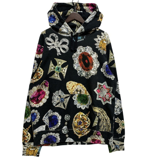 【中古品】【メンズ】 SUPREME シュプリーム JEWELS HOODED SWEATSHIRT ジュエルズ フーデッド スウェットシャツ パーカー トップス 149-260728-kh-16-izu サイズ：M カラー：ブラック系 万代Net店