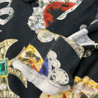 【中古品】【メンズ】 SUPREME シュプリーム JEWELS HOODED SWEATSHIRT ジュエルズ フーデッド スウェットシャツ パーカー トップス 149-260728-kh-16-izu サイズ：M カラー：ブラック系 万代Net店