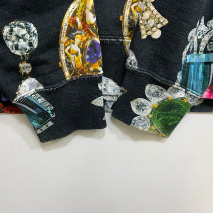 【中古品】【メンズ】 SUPREME シュプリーム JEWELS HOODED SWEATSHIRT ジュエルズ フーデッド スウェットシャツ パーカー トップス 149-260728-kh-16-izu サイズ：M カラー：ブラック系 万代Net店
