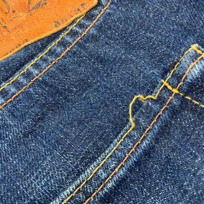 【中古品】【メンズ】 EVISU エヴィス PAINT DENIM PANTS LOT.2000 ペイントデニムパンツ ジーンズ NO.2 Wカモメ 156-260729-as-09-izu サイズ：35×35 カラー：インディゴ 万代Net店