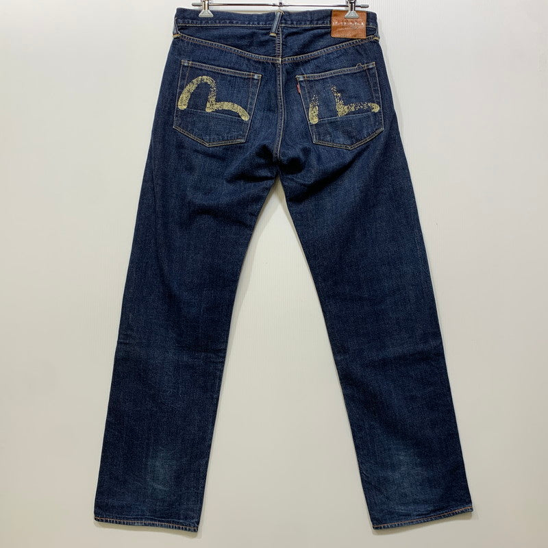【中古品】【メンズ】 EVISU エヴィス PAINT DENIM PANTS LOT.2000 ペイントデニムパンツ ジーンズ NO.2 Wカモメ 156-260729-as-09-izu サイズ：35×35 カラー：インディゴ 万代Net店