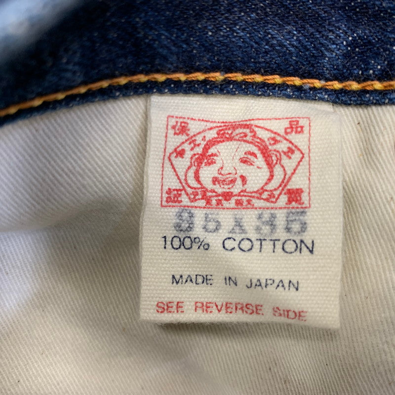 【中古品】【メンズ】 EVISU エヴィス PAINT DENIM PANTS LOT.2000 ペイントデニムパンツ ジーンズ NO.2 Wカモメ 156-260729-as-09-izu サイズ：35×35 カラー：インディゴ 万代Net店