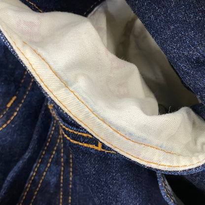 【中古品】【メンズ】 KOJIMA GENES コジマジーンズ DIAMOND STITCH DOUBLE KNEE STRAIGHT DENIM PANTS ダイアモンド ステッチ ダブル ニー ストレート デニム パンツ ボトムス ズボン 156-260730-cs-15-izu サイズ：34 カラー：インディゴ 万代Net店