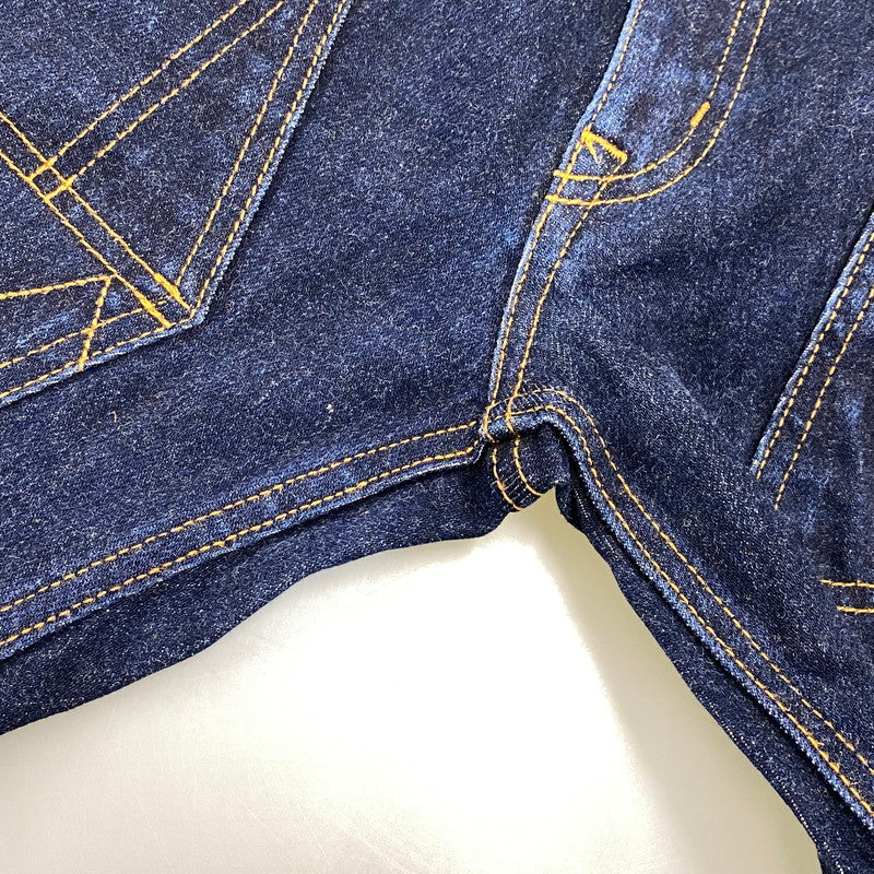 【中古品】【メンズ】 KOJIMA GENES コジマジーンズ DIAMOND STITCH DOUBLE KNEE STRAIGHT DENIM PANTS ダイアモンド ステッチ ダブル ニー ストレート デニム パンツ ボトムス ズボン 156-260730-cs-15-izu サイズ：34 カラー：インディゴ 万代Net店