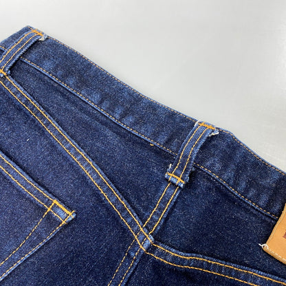 【中古品】【メンズ】 KOJIMA GENES コジマジーンズ DIAMOND STITCH DOUBLE KNEE STRAIGHT DENIM PANTS ダイアモンド ステッチ ダブル ニー ストレート デニム パンツ ボトムス ズボン 156-260730-cs-15-izu サイズ：34 カラー：インディゴ 万代Net店