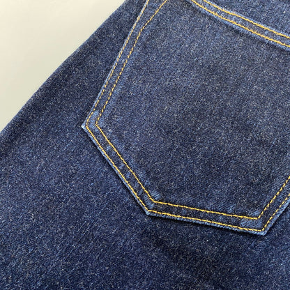 【中古品】【メンズ】 KOJIMA GENES コジマジーンズ DIAMOND STITCH DOUBLE KNEE STRAIGHT DENIM PANTS ダイアモンド ステッチ ダブル ニー ストレート デニム パンツ ボトムス ズボン 156-260730-cs-15-izu サイズ：34 カラー：インディゴ 万代Net店