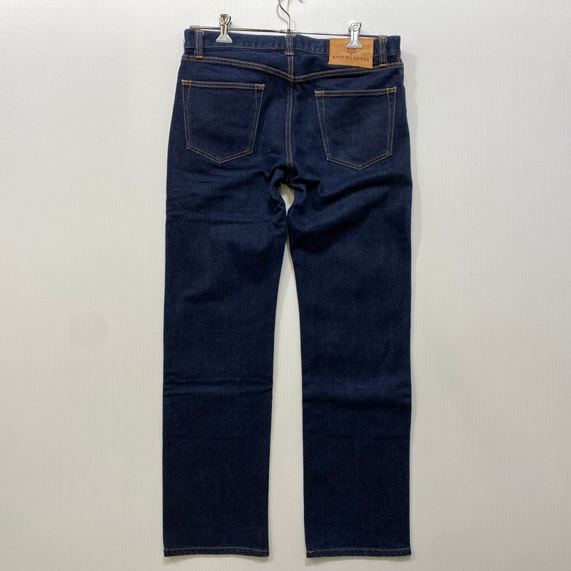 【中古品】【メンズ】 KOJIMA GENES コジマジーンズ DIAMOND STITCH DOUBLE KNEE STRAIGHT DENIM PANTS ダイアモンド ステッチ ダブル ニー ストレート デニム パンツ ボトムス ズボン 156-260730-cs-15-izu サイズ：34 カラー：インディゴ 万代Net店