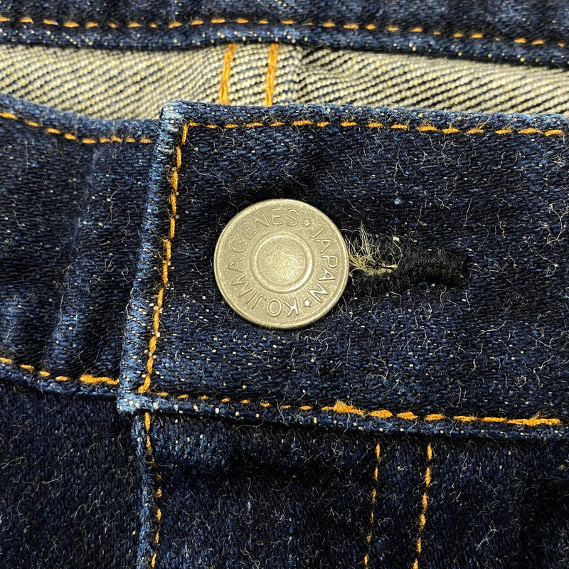 【中古品】【メンズ】 KOJIMA GENES コジマジーンズ DIAMOND STITCH DOUBLE KNEE STRAIGHT DENIM PANTS ダイアモンド ステッチ ダブル ニー ストレート デニム パンツ ボトムス ズボン 156-260730-cs-15-izu サイズ：34 カラー：インディゴ 万代Net店