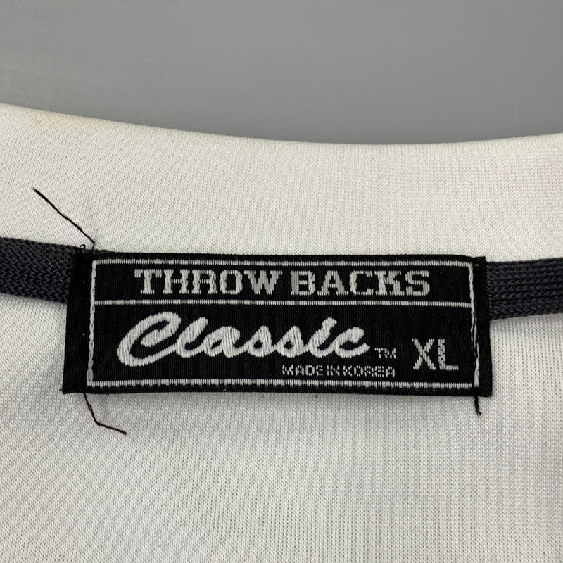 【中古品】【メンズ】 USED THROW BACKS CLASSIC RAIDERS MCFADDEN #20 GAME SHIRT ゲームシャツ 半袖 146-260726-as-02-izu サイズ：XL カラー：ホワイト 万代Net店