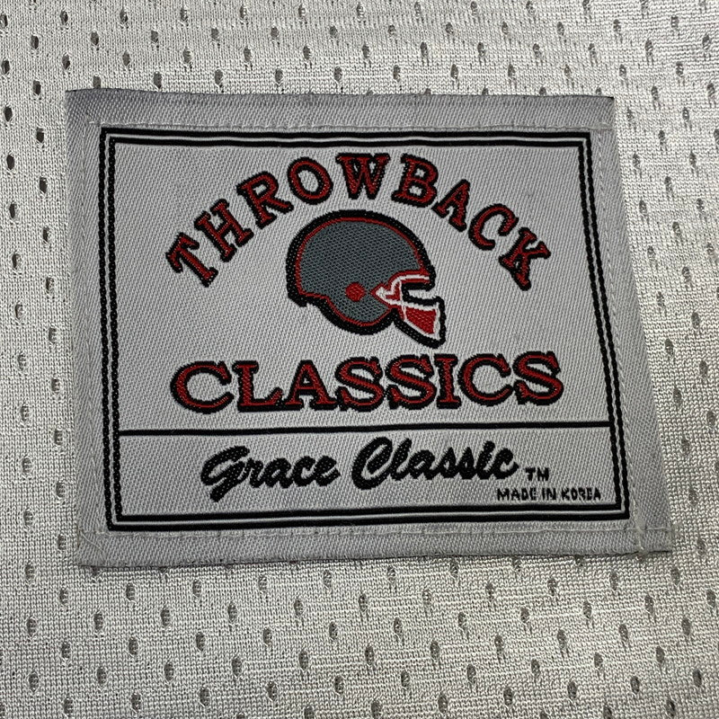 【中古品】【メンズ】 USED THROW BACKS CLASSIC RAIDERS MCFADDEN #20 GAME SHIRT ゲームシャツ 半袖 146-260726-as-02-izu サイズ：XL カラー：ホワイト 万代Net店