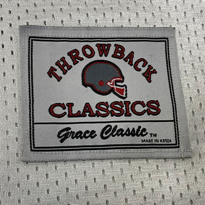 【中古品】【メンズ】 USED THROW BACKS CLASSIC RAIDERS MCFADDEN #20 GAME SHIRT ゲームシャツ 半袖 146-260726-as-02-izu サイズ：XL カラー：ホワイト 万代Net店