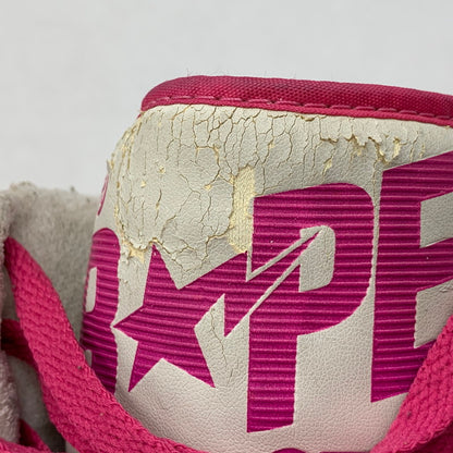 【現状渡し品】【メンズ】 A BATHING APE アベイシングエイプ BAPE STA 88 HI FS-039 ベイプスタ スニーカー シューズ 靴 162-260726-as-01-izu サイズ：27.5cm カラー：ピンク×ホワイト 万代Net店