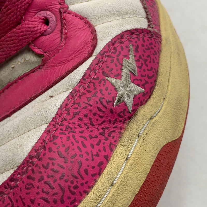 【現状渡し品】【メンズ】 A BATHING APE アベイシングエイプ BAPE STA 88 HI FS-039 ベイプスタ スニーカー シューズ 靴 162-260726-as-01-izu サイズ：27.5cm カラー：ピンク×ホワイト 万代Net店