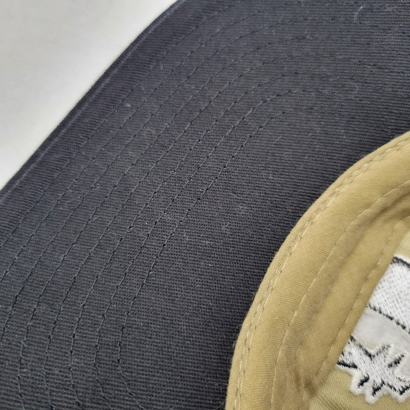 【中古品】【メンズ/レディース】 STUSSY ステューシー VINTAGE S LOW PRO SNAPBACK CAP ヴィンテージ Sロゴ ロープロ スナップバック キャップ 帽子 185-260727-as-06-izu サイズ：F カラー：ベージュ×ブラック 万代Net店