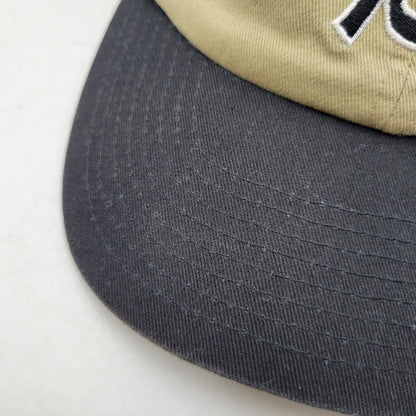 【中古品】【メンズ/レディース】 STUSSY ステューシー VINTAGE S LOW PRO SNAPBACK CAP ヴィンテージ Sロゴ ロープロ スナップバック キャップ 帽子 185-260727-as-06-izu サイズ：F カラー：ベージュ×ブラック 万代Net店