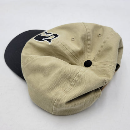 【中古品】【メンズ/レディース】 STUSSY ステューシー VINTAGE S LOW PRO SNAPBACK CAP ヴィンテージ Sロゴ ロープロ スナップバック キャップ 帽子 185-260727-as-06-izu サイズ：F カラー：ベージュ×ブラック 万代Net店
