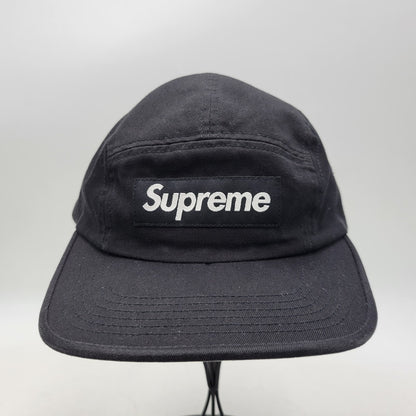 【中古品】【メンズ/レディース】 SUPREME シュプリーム 26SS WASHED CHINO TWILL CAMP CAP ウォッシュド チノ キャンプ キャップ 帽子 185-260727-ya-16-izu サイズ：ONESIZE（58cm） カラー：ブラック 万代Net店