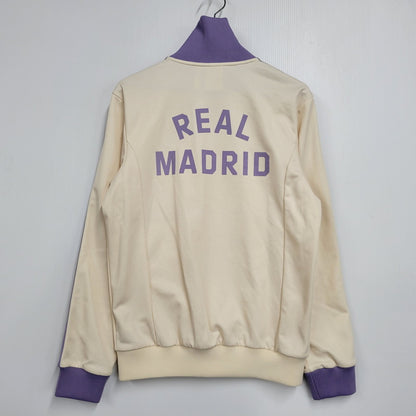 【中古品】【メンズ】 adidas アディダス REAL MADRID LIFESTYLER OG TRACK TOP IY0058 レアル・マドリード トラックトップ ジャージ トップス 148-260728-ay-06-izu サイズ：L カラー：WONDER WHITE/MAGIC LILAC 万代Net店