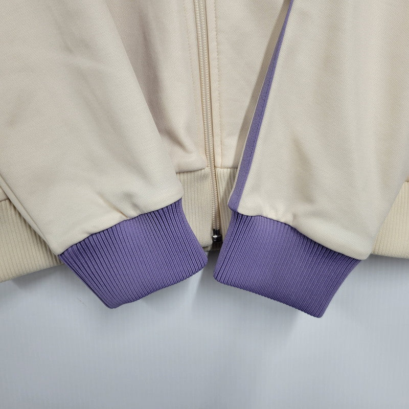 【中古品】【メンズ】 adidas アディダス REAL MADRID LIFESTYLER OG TRACK TOP IY0058 レアル・マドリード トラックトップ ジャージ トップス 148-260728-ay-06-izu サイズ：L カラー：WONDER WHITE/MAGIC LILAC 万代Net店