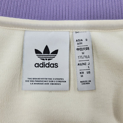 【中古品】【メンズ】 adidas アディダス REAL MADRID LIFESTYLER OG TRACK TOP IY0058 レアル・マドリード トラックトップ ジャージ トップス 148-260728-ay-06-izu サイズ：L カラー：WONDER WHITE/MAGIC LILAC 万代Net店