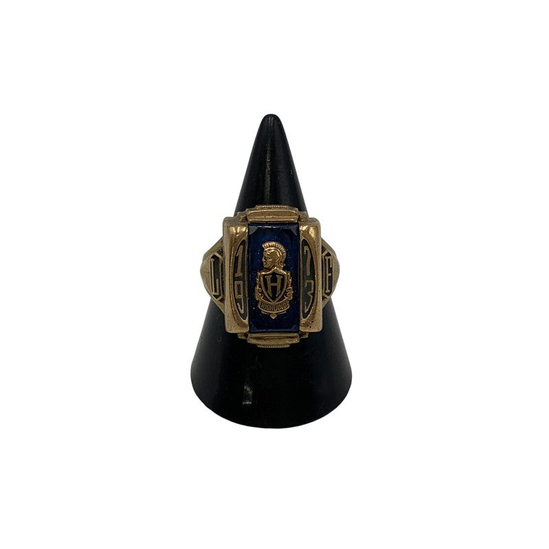 【中古品】【メンズ/レディース】 HERFF JONES ハーフジョンズ 10K HIGHLAND CLASS RING リング 指輪 アクセサリー 192-260806-as-20-izu カラー：ゴールド 万代Net店