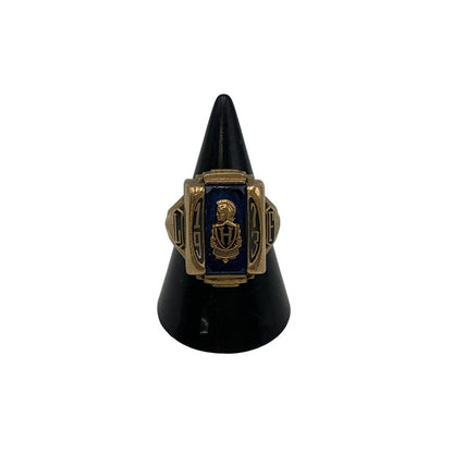 【中古品】【メンズ/レディース】 HERFF JONES ハーフジョンズ 10K HIGHLAND CLASS RING リング 指輪 アクセサリー 192-260806-as-20-izu カラー：ゴールド 万代Net店