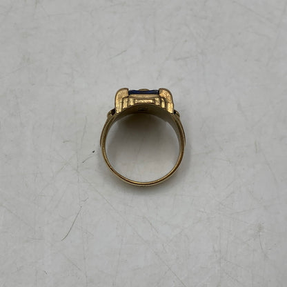 【中古品】【メンズ/レディース】 HERFF JONES ハーフジョンズ 10K HIGHLAND CLASS RING リング 指輪 アクセサリー 192-260806-as-20-izu カラー：ゴールド 万代Net店