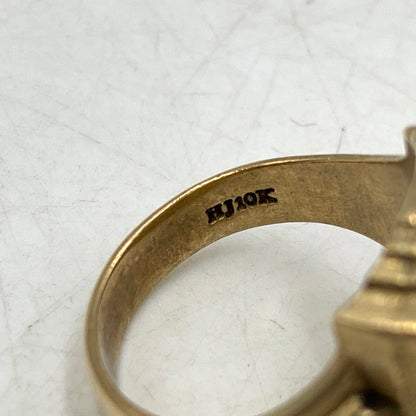 【中古品】【メンズ/レディース】 HERFF JONES ハーフジョンズ 10K HIGHLAND CLASS RING リング 指輪 アクセサリー 192-260806-as-20-izu カラー：ゴールド 万代Net店