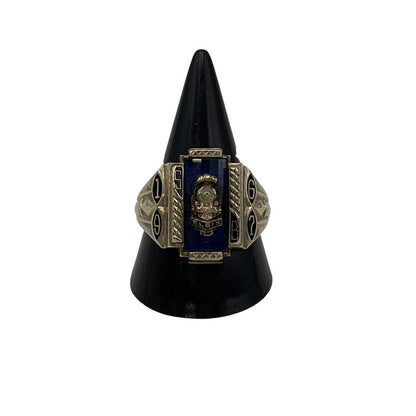 【中古品】【メンズ/レディース】 JOSTEN ジャスティン 10K ELLIS HS CLASS RING リング 指輪 アクセサリー 192-260806-as-19-izu カラー：シルバー 万代Net店